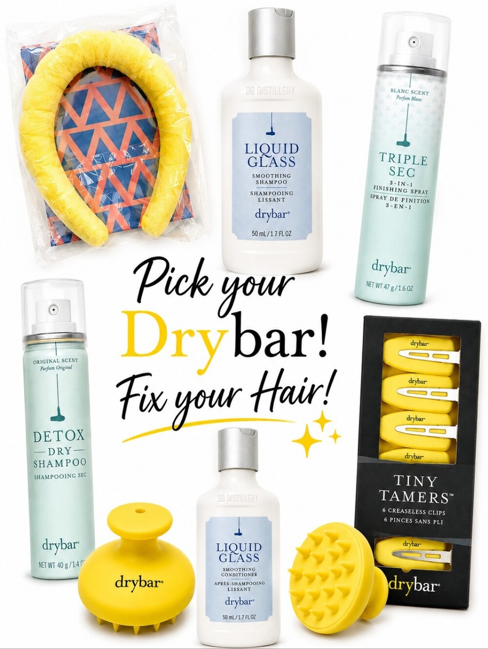 Pick Your Drybar! (1) Fix Your Hair! All NIB